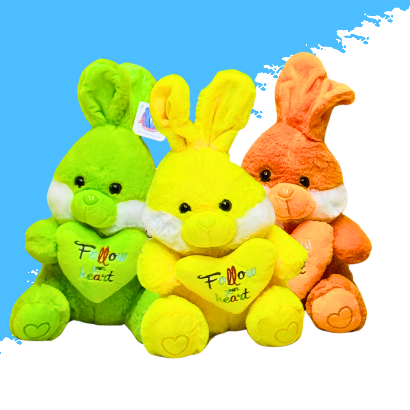 25CM RABBIT 2 CLRS