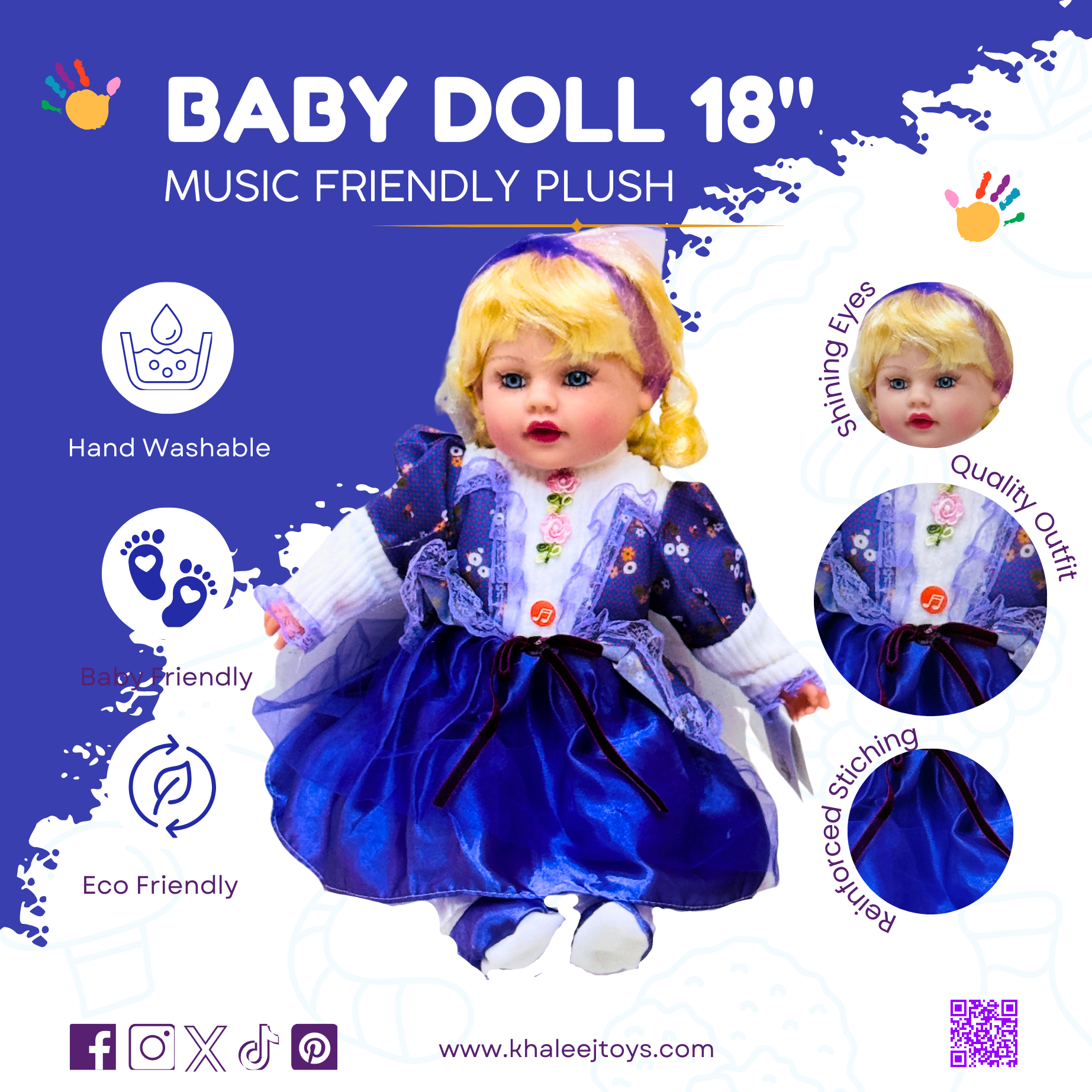 Nano Classic 16 inch 42cm Reborn Baby Doll Soft Co