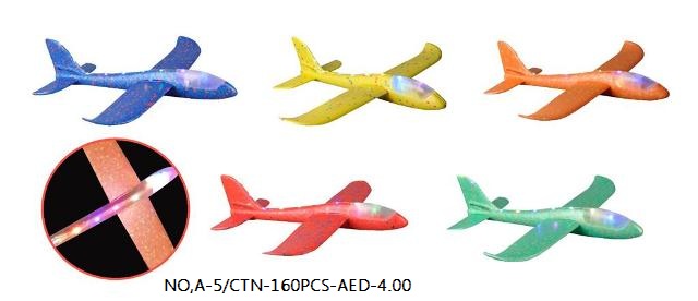 FOAM PLANE WITH LIGHT