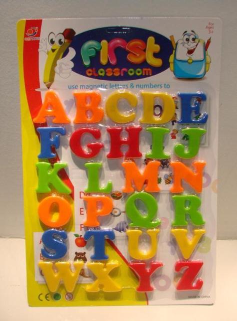 LETTERS & NUMBERS CARD