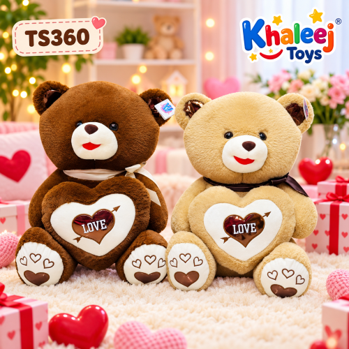 30CM BEAR 2 CLRS